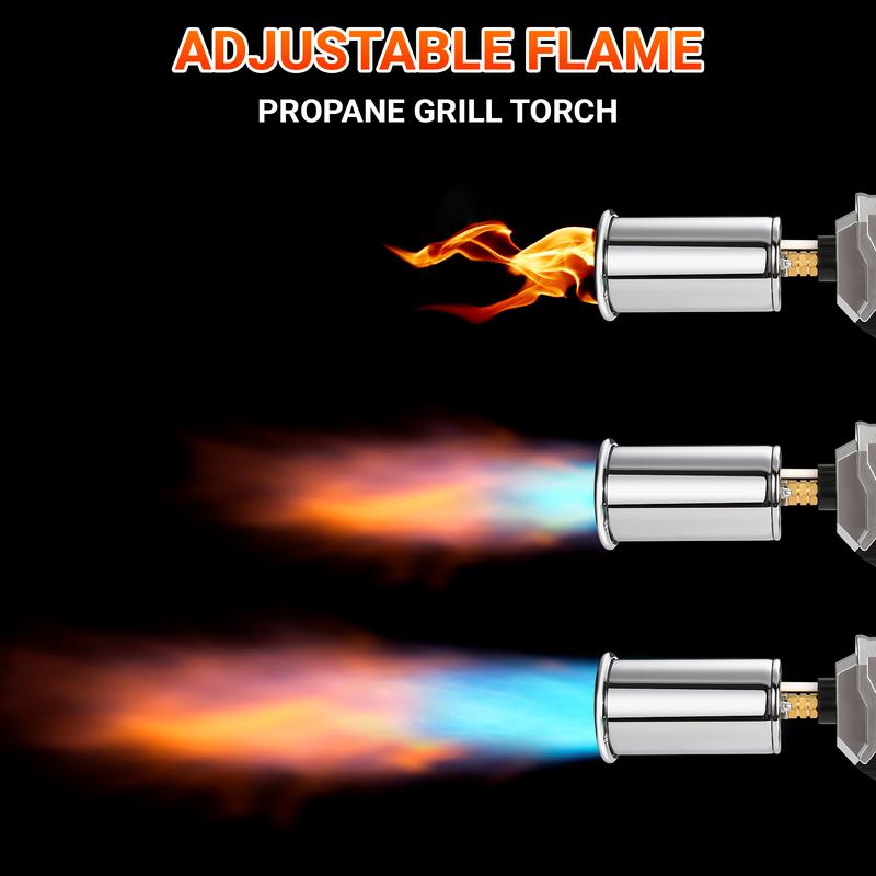 700,000 BTU Propane Blow Torch, Heavy Duty Culinary Torch for Cooking, BBQ, Steak, Creme Brulee & Outdoor Fire Starter