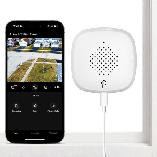 3MP 2K WiFi Window Security Camera – Dual-Band 2.4G/5G, Color Night Vision, Person & Motion Detection, 24/7 Recording, Easy Install