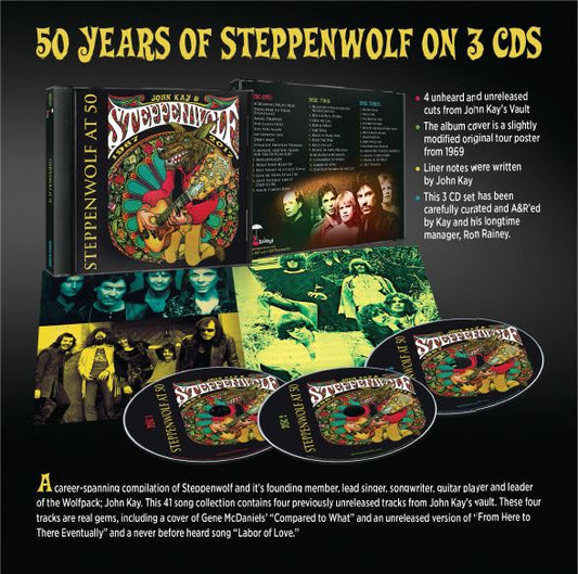 Steppenwolf at 50 3CD Box Set
